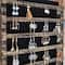 Classic Brown Rotatable 2-in-1 Lockable Jewelry Cabinet